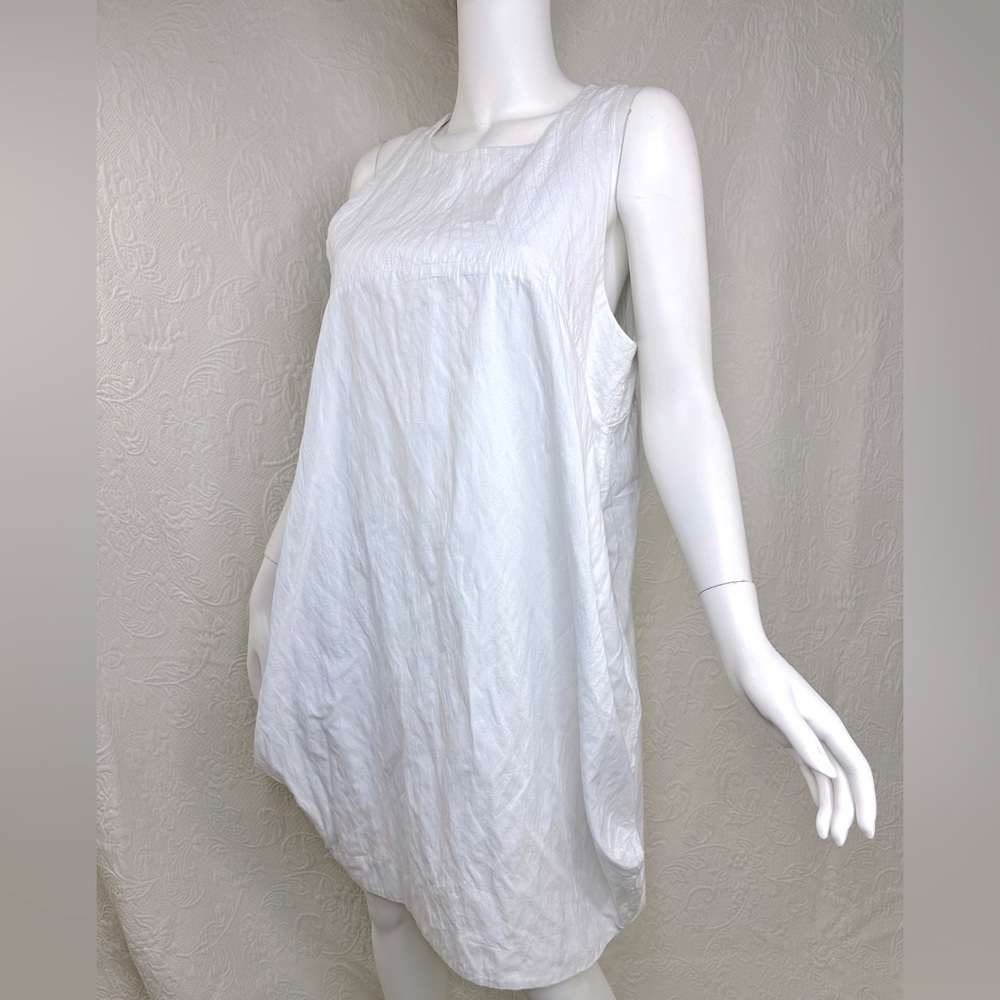 Nuovo Borgo Italy White Sleeveless Bubble Dress
